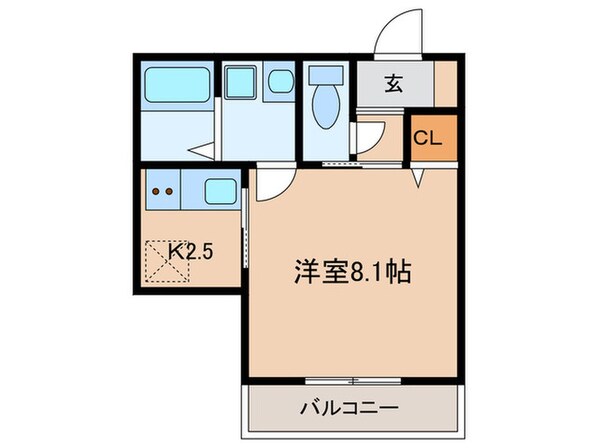 Hermitage久後崎の物件間取画像